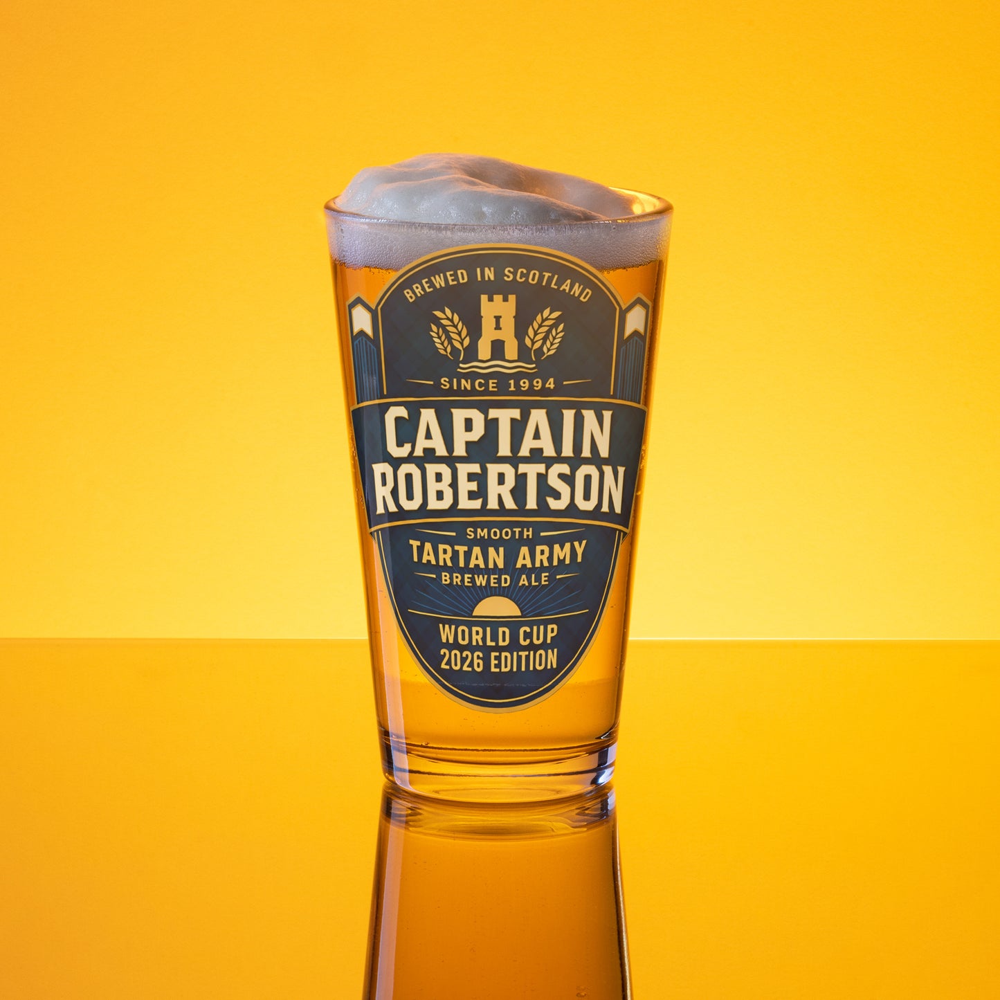Captain Robertson Pint Glass