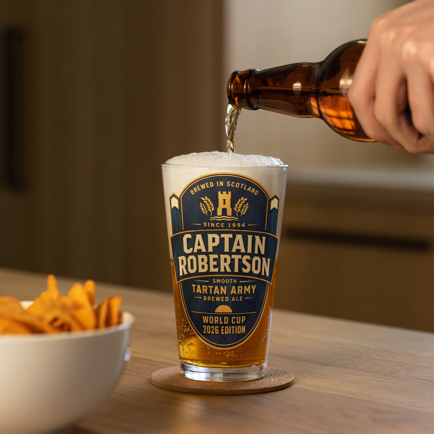 Captain Robertson Pint Glass