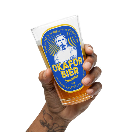 Okafor Bier Pint Glass