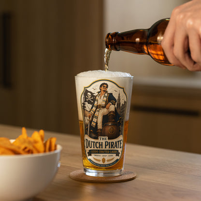 Dutch Pirate Pint Glass