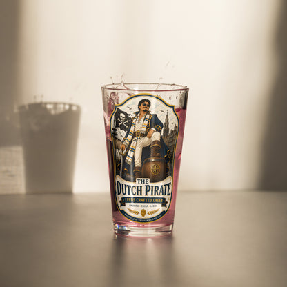 Dutch Pirate Pint Glass
