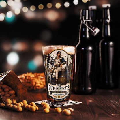 Dutch Pirate Pint Glass