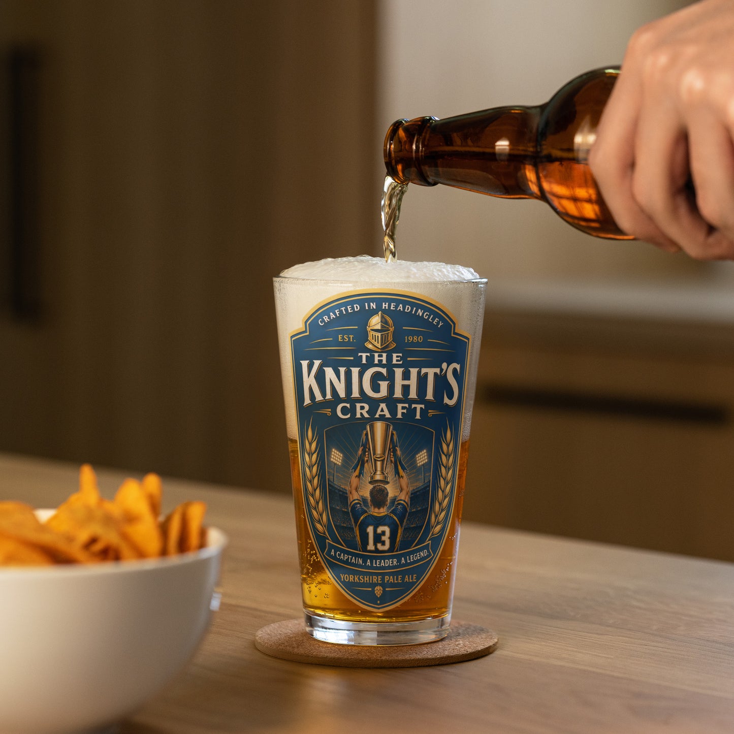 The Knight's Craft Pint Glass