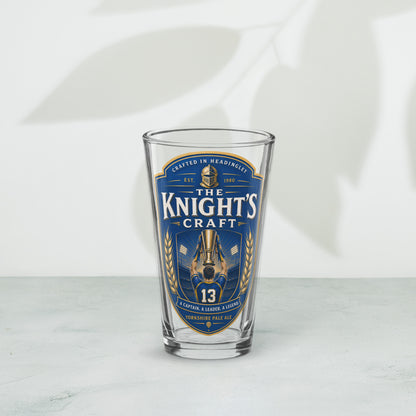 The Knight's Craft Pint Glass