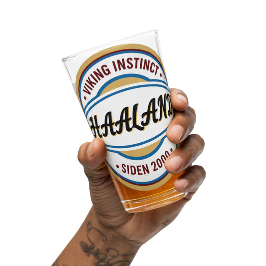 Haaland Pint Glass