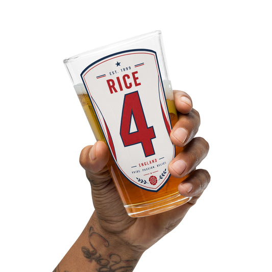Declan Rice England Pint Glass