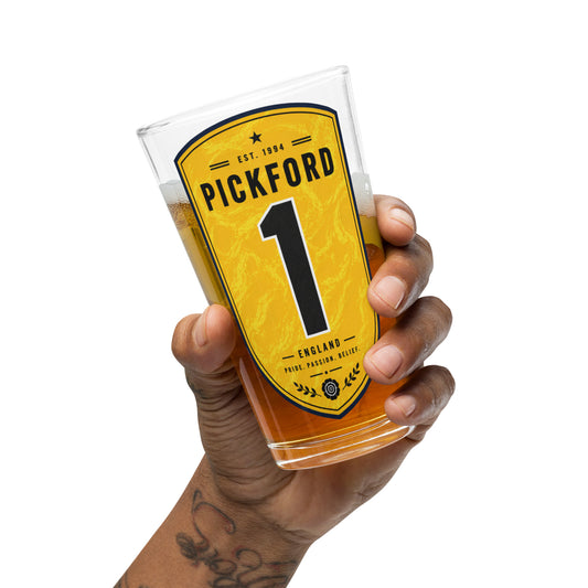 Jordan Pickford England Pint Glass