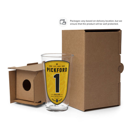Jordan Pickford England Pint Glass