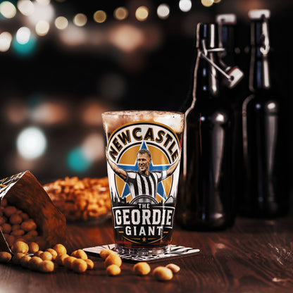 Geordie Giant Pint Glass