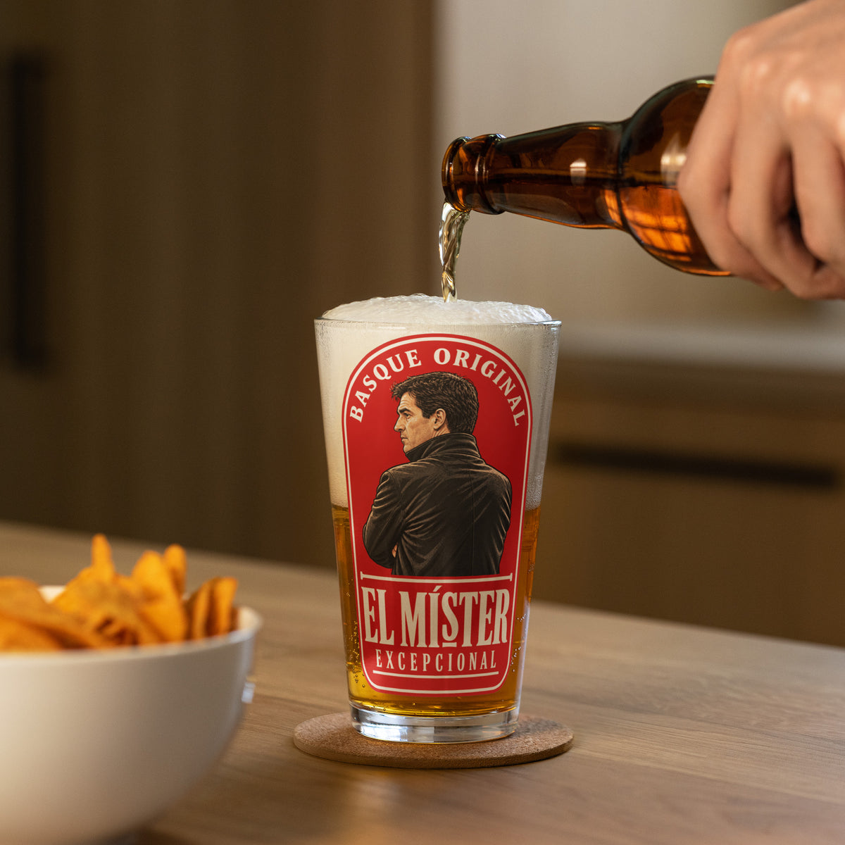 El Mister Iraola Pint Glass