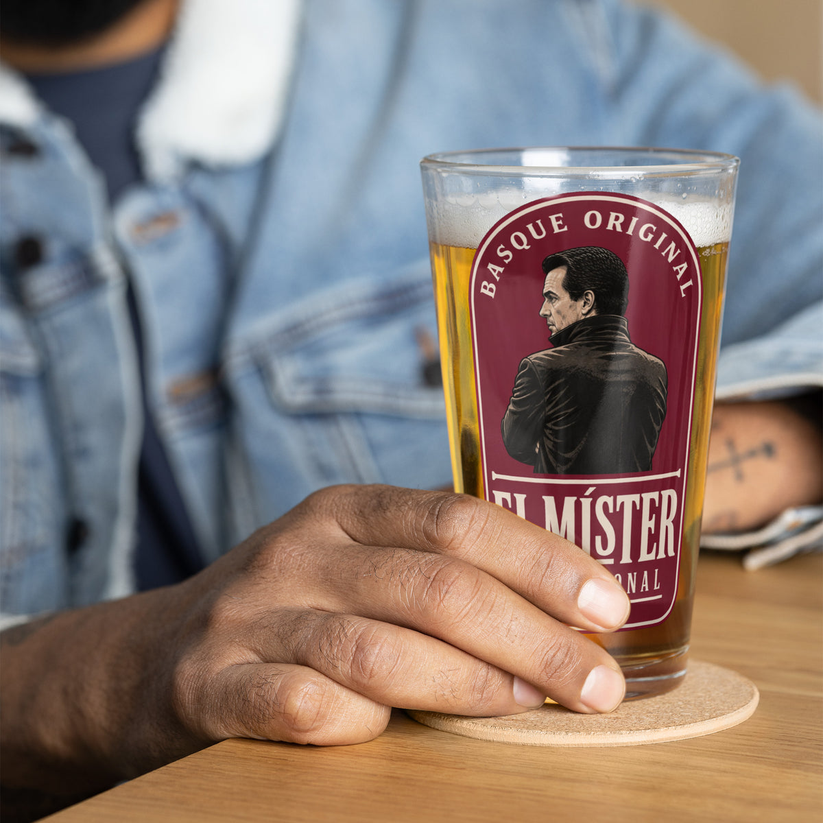 El Mister Emery Pint Glass