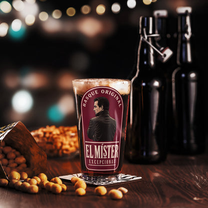 El Mister Emery Pint Glass