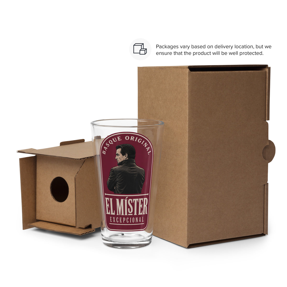 El Mister Emery Pint Glass