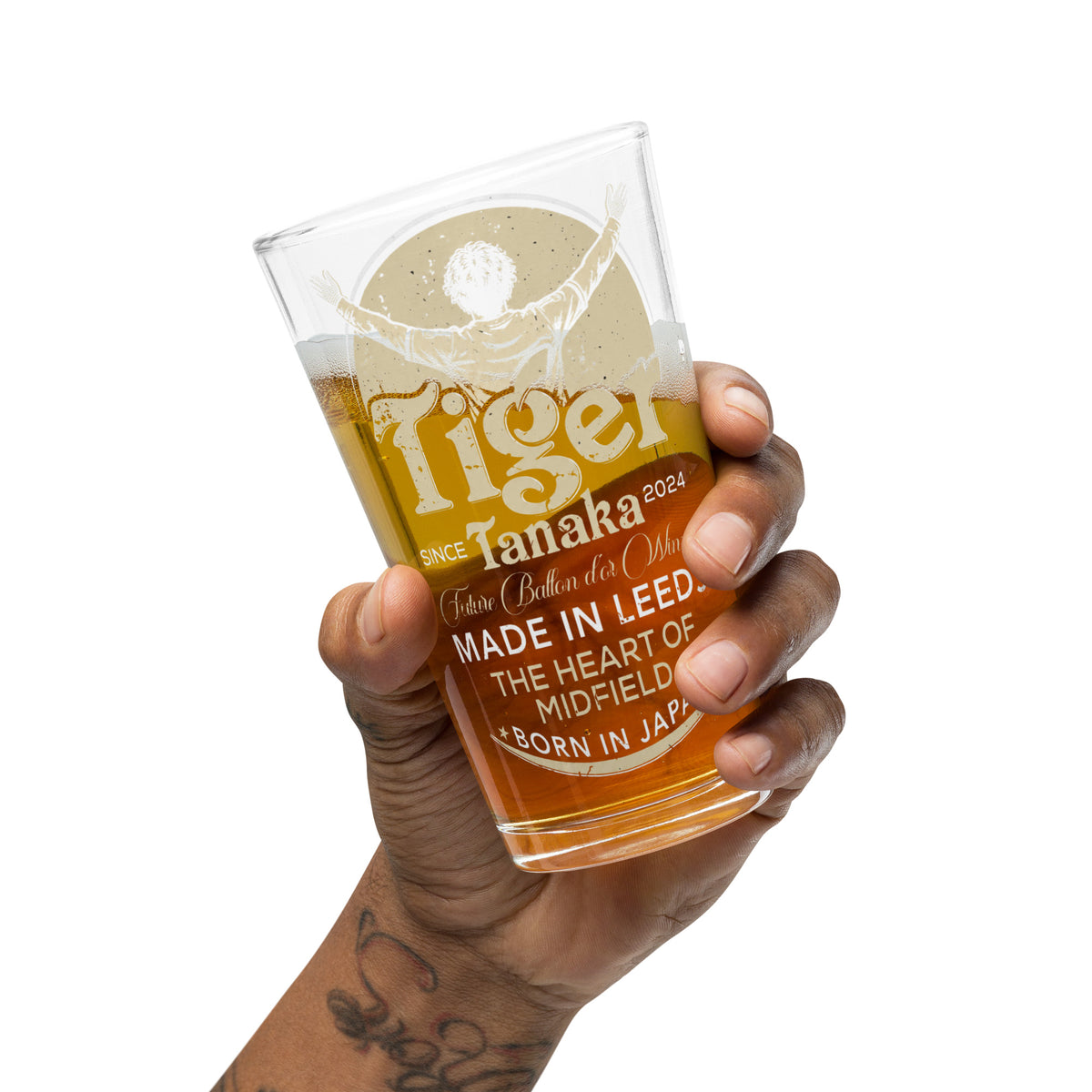 Tiger Tanaka Pint Glass