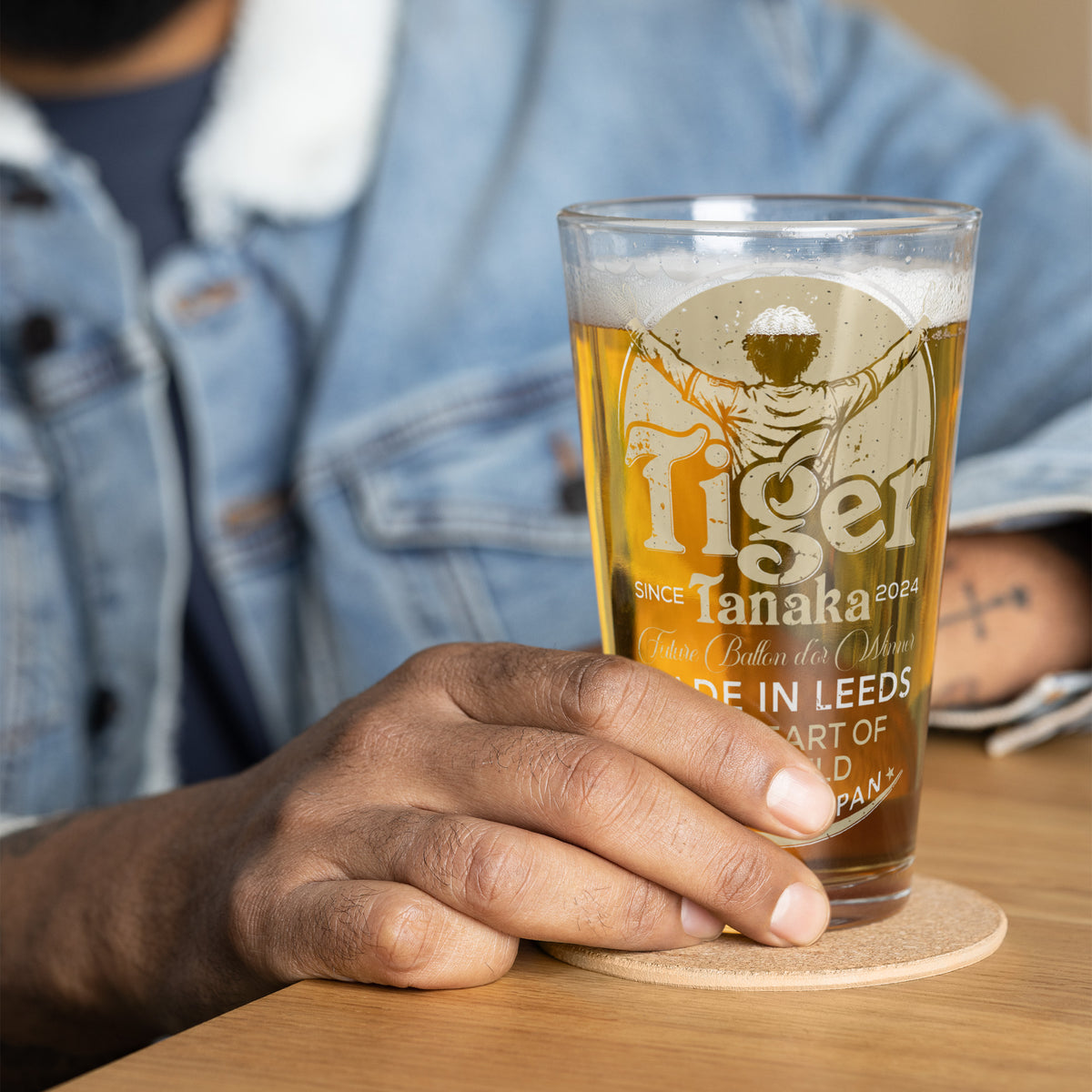 Tiger Tanaka Pint Glass