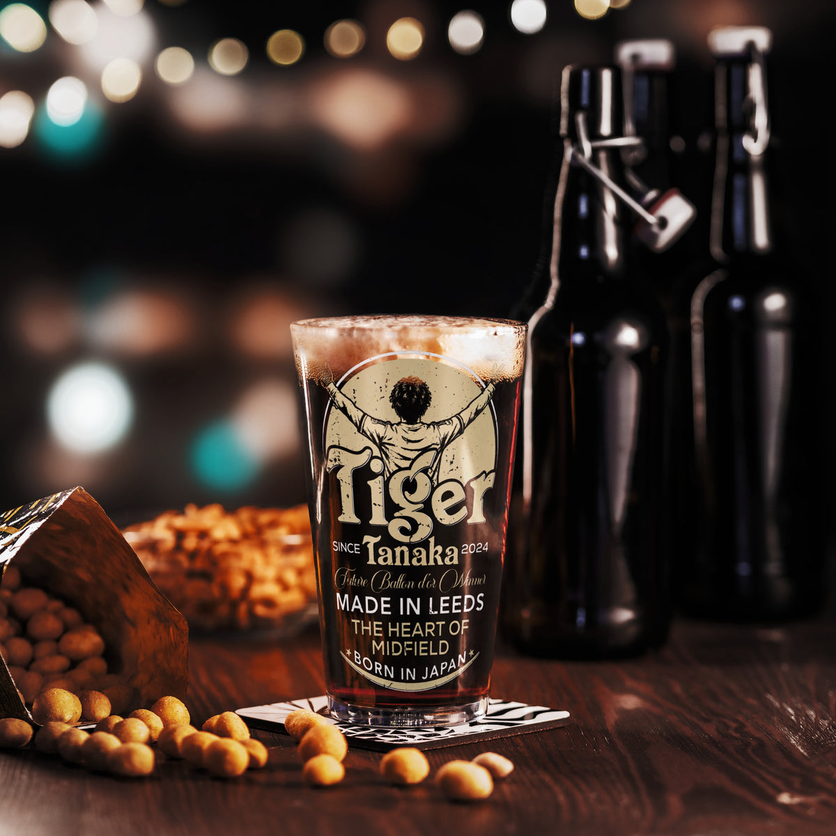 Tiger Tanaka Pint Glass