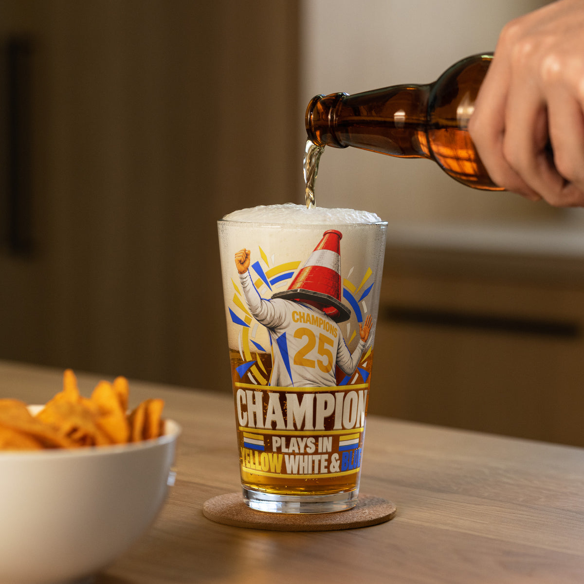 Champion Pint Glass