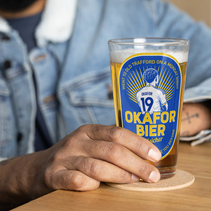 Okafor Bier Pint Glass