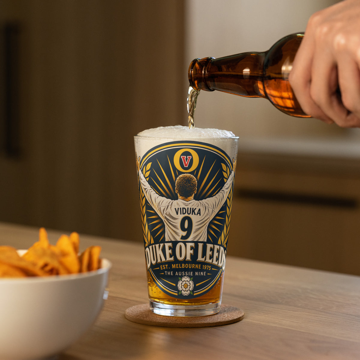 Duke of Leeds Pint Glass