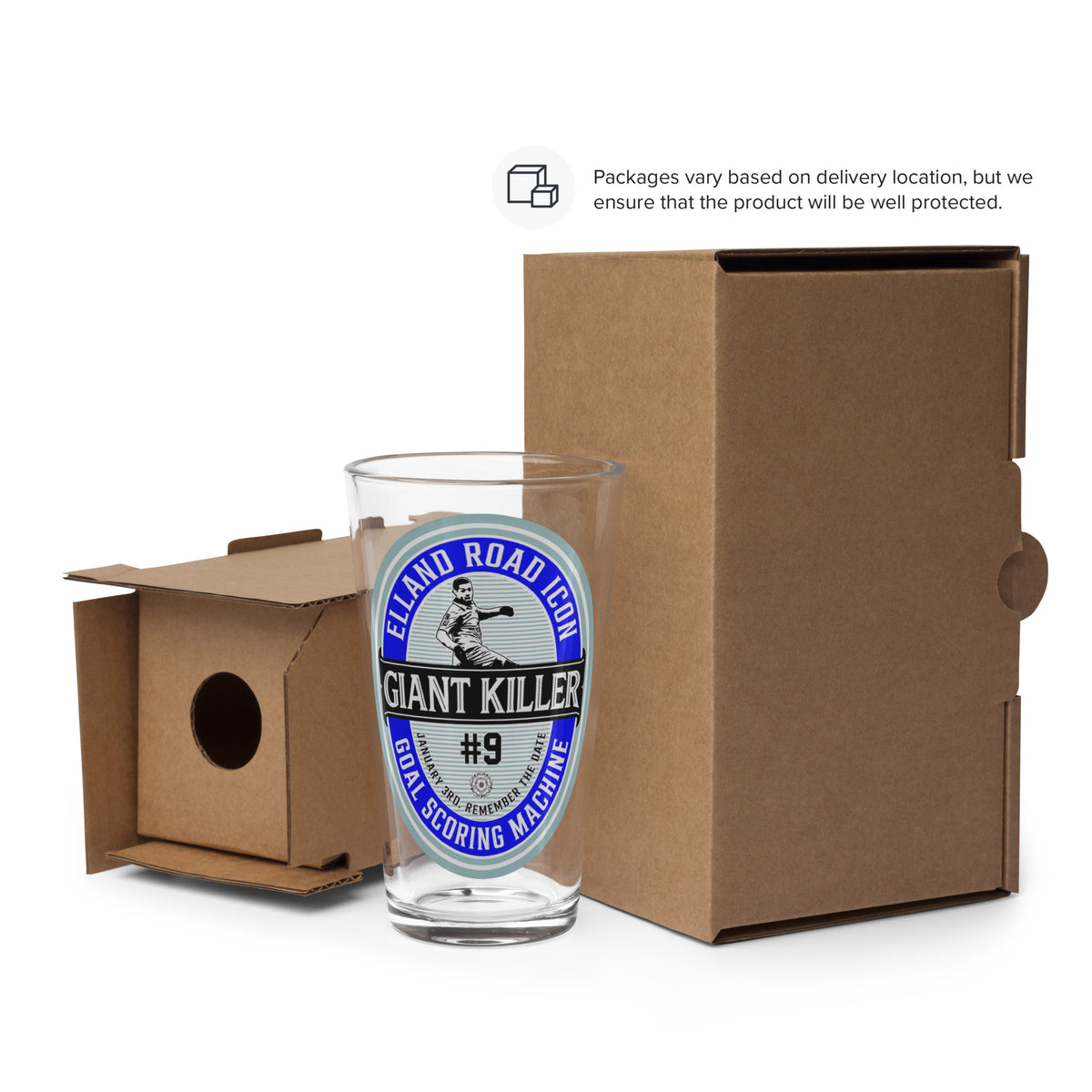 Giant Killer Pint Glass