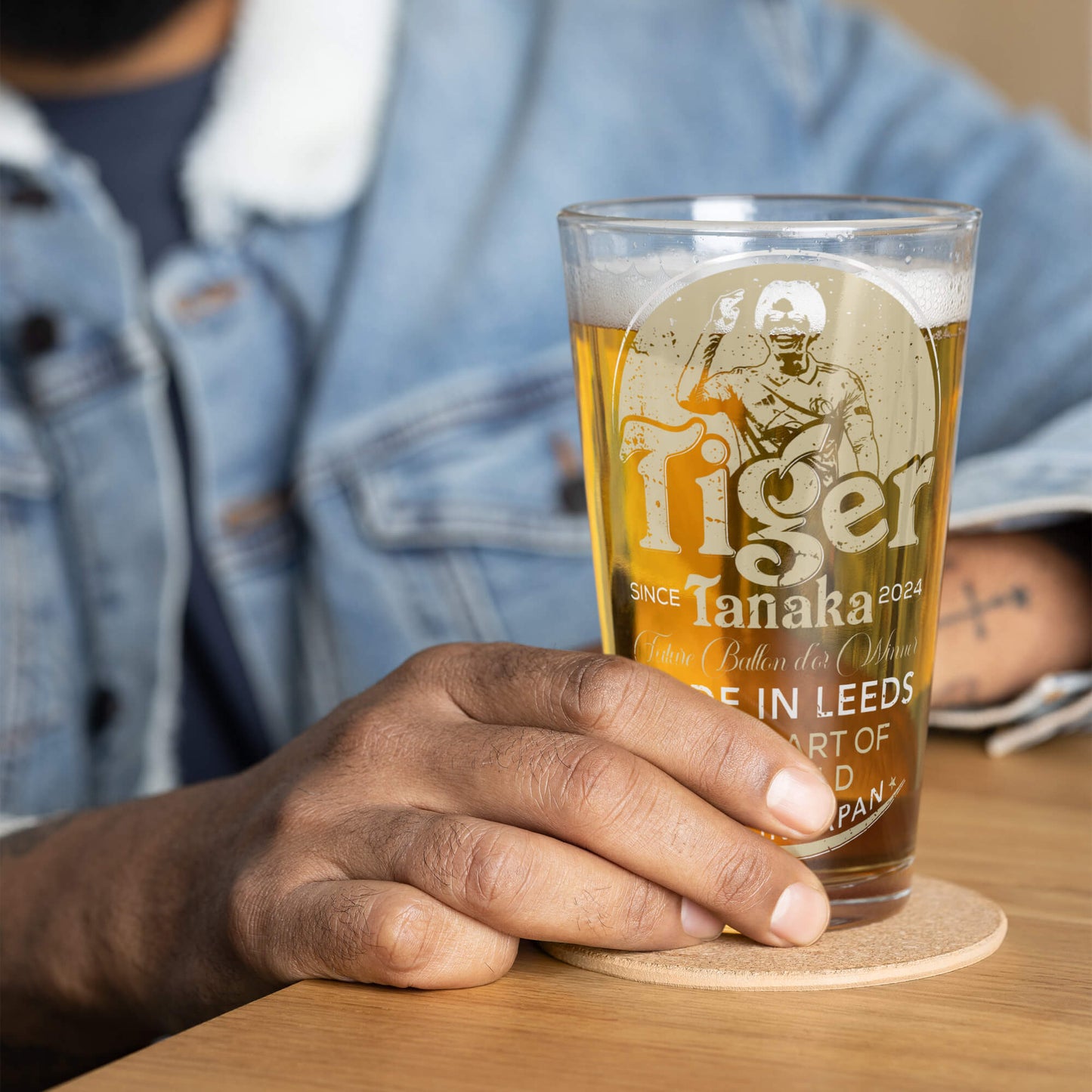 Tiger Tanaka Pint Glass